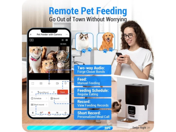 Automatic Cat Feeder — Automatic Pet Feeder, GCROWN