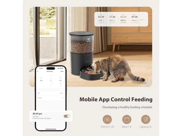 Automatic Cat Feeder — Automatic Pet Feeder, GCROWN