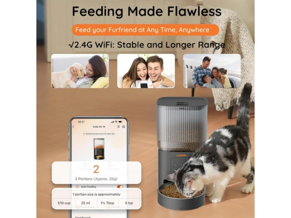 Automatic Cat Feeder — Automatic Pet Feeder, GCROWN