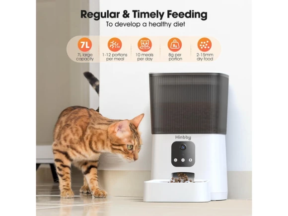 Automatic Cat Feeder — Automatic Pet Feeder, GCROWN