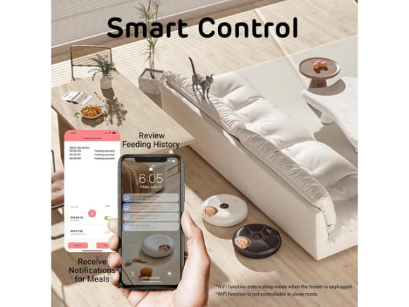 Automatic Cat Food Dispenser — Automatic Pet Feeder, GCROWN