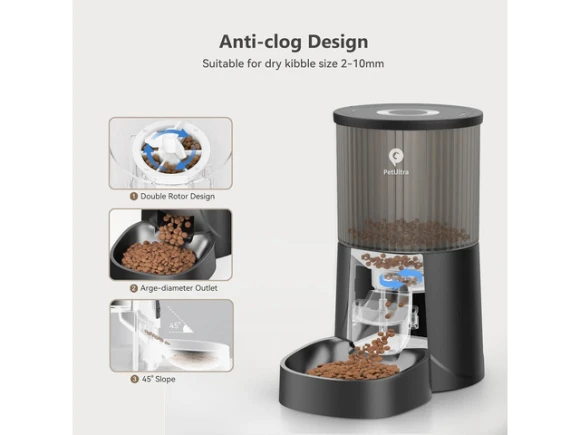 Automatic Pet Dry Food Dispenser — Automatic Pet Feeder, GCROWN