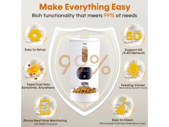 Automatic Pet Feeder with Camera — Automatic Pet Feeder, GCROWN