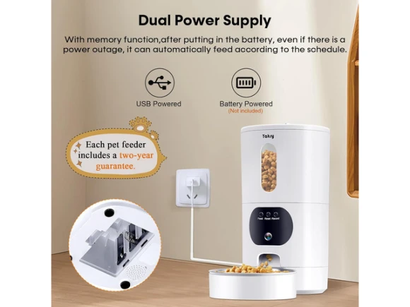 Automatic Pet Feeder with Camera — Automatic Pet Feeder, GCROWN