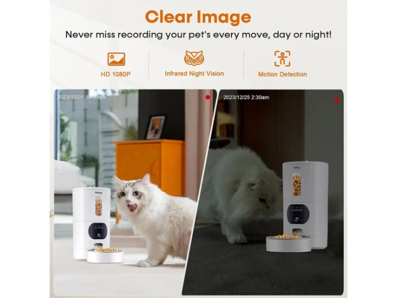 Automatic Pet Feeder with Camera — Automatic Pet Feeder, GCROWN