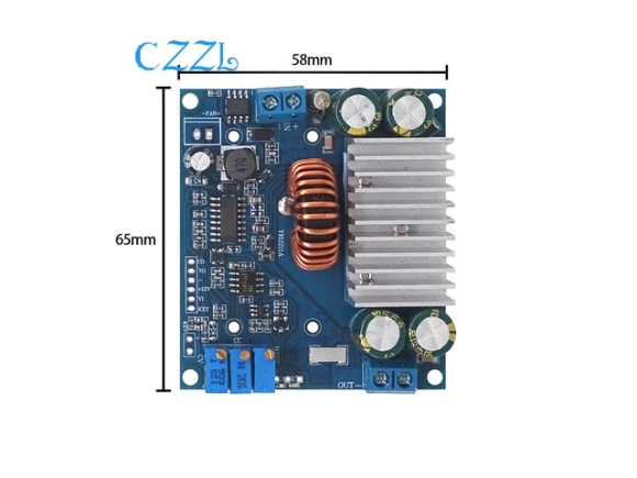 DC-DC Adjustable Voltage Reduction Charging Module — Solar Charge Controller, YINGHUA
