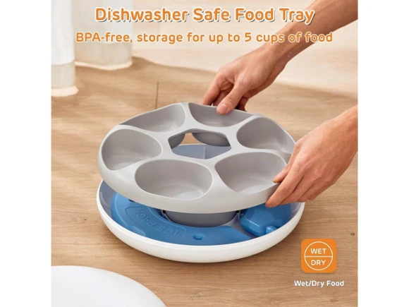 Frost 6 Meal Automatic Pet Feeder — Automatic Pet Feeder, GCROWN