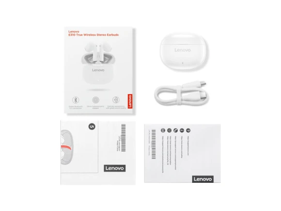 True Wireless Stereo Earbuds — Wireless Earbuds, Lenovo