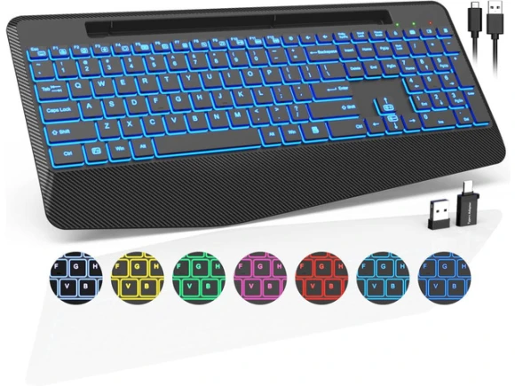 Wireless Keyboard — Bluetooth Keyboard, GCROWN