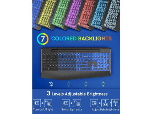 Wireless Keyboard — Bluetooth Keyboard, GCROWN