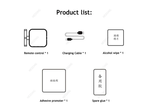 Wireless Remote-Controlled Light Switch Bot — Smart Button Pusher, YINGHUA