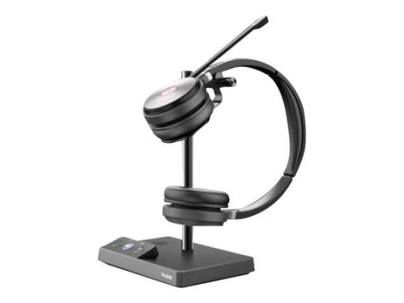 DECT Wireless Headset, Dual Ear — Wireless Earbuds, Yealink