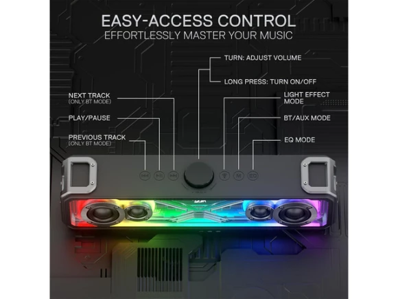 Desktop Soundbar — Sound Bar, Redragon