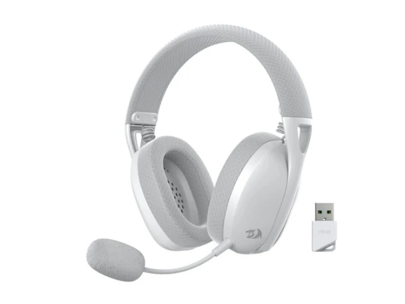 Grey Gaming Headset — Wireless Earbuds, Redragon