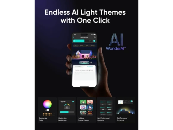 Permanent Outdoor Lights, RGBWW — Smart Outdoor Lighting, eufy