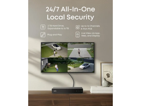 PoE NVR Security System — Security Camera, eufy