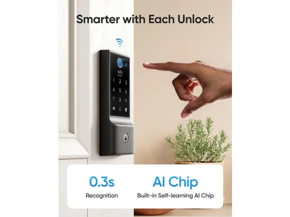Smart Lock with Door Lever and Front-Door Deadbolt — Smart Lock, eufy
