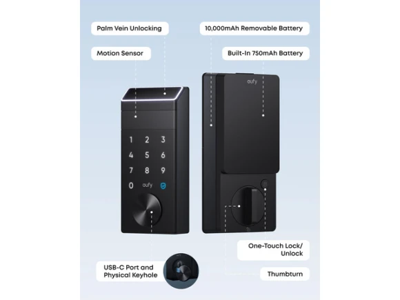 Smart Lock with Palm Vein Recognition — Smart Lock, eufy