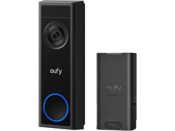 Smart Video Doorbell with Extra Rechargeable Battery Pack — Video Doorbell, eufy