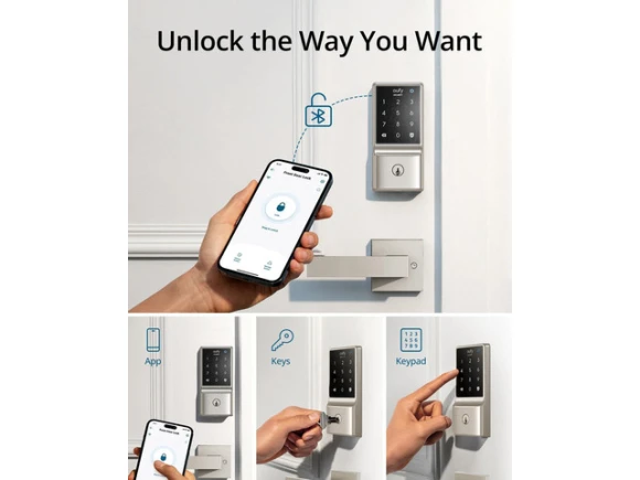 Wi-Fi Smart Lock with Touchscreen Keypad — Smart Lock, eufy