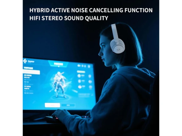 Wireless Gaming Headset — Wireless Earbuds, Redragon