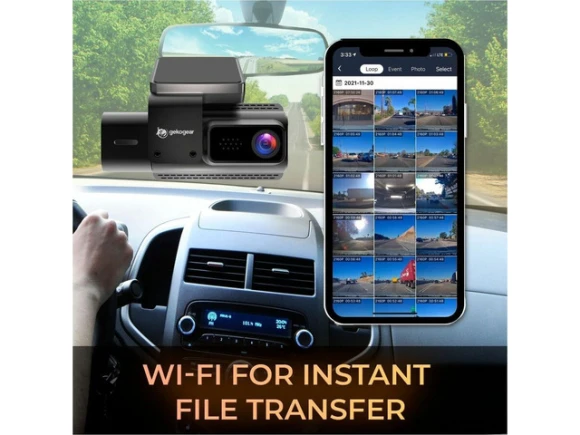 3-Channel Dash Cam — Dash Cam, GekoGear
