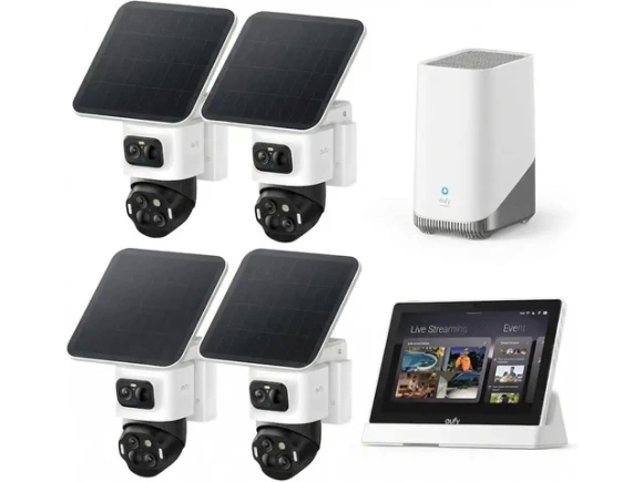 4-Camera Security Camera Kit with Smart Display E10 — Security Camera, eufy
