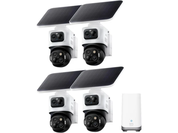 4K Triple Lens Bullet-PTZ Wireless Security Camera Kit — Security Camera, eufy