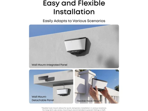 4K Wall Light Security Camera — Security Camera, eufy