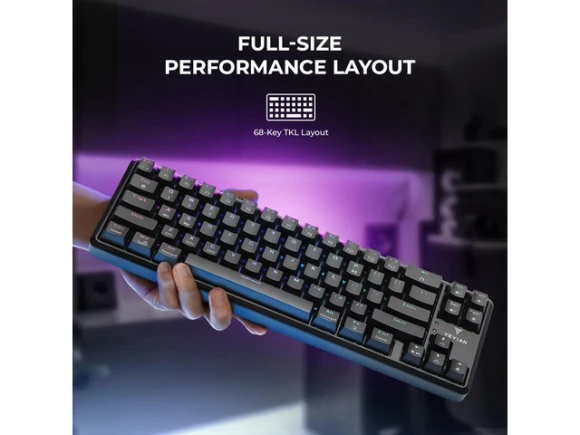 65% Mechanical Gaming Keyboard — Bluetooth Keyboard, YEYIAN