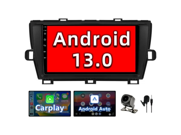 9-Inch Android Car Stereo for Toyota Prius — Car Infotainment System, Binize