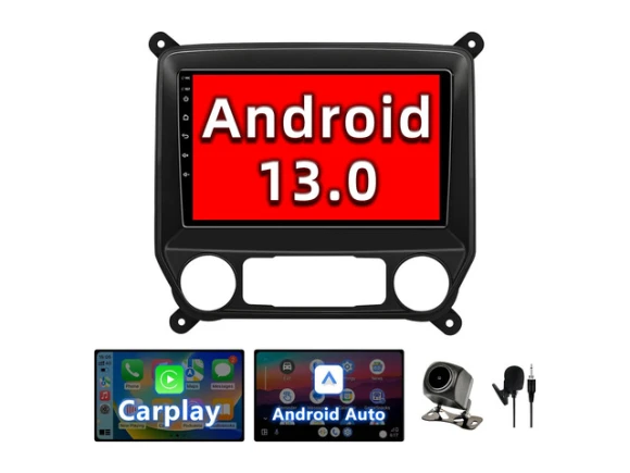 Android 13 Car Radio Stereo for Chevy Silverado and GMC Sierra (2014–2018) — Car Infotainment System, Binize