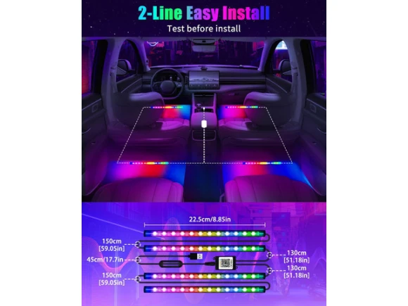 Car Underglow LED Strip Lights — LED Strip Lights, DNBeffulgent