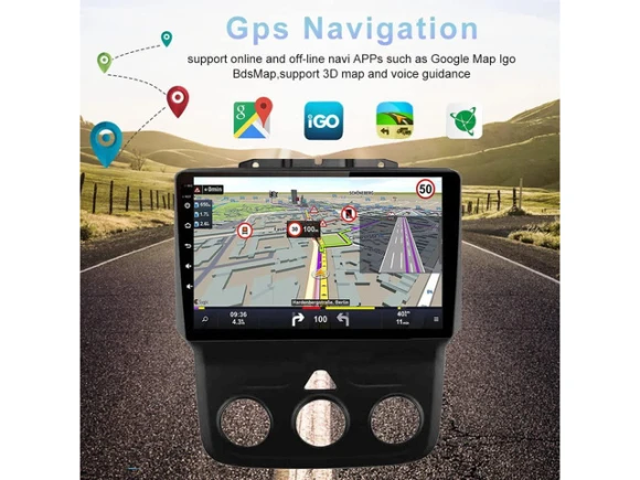 In-Dash Stereo Radio for Dodge Ram — Car Infotainment System, Binize