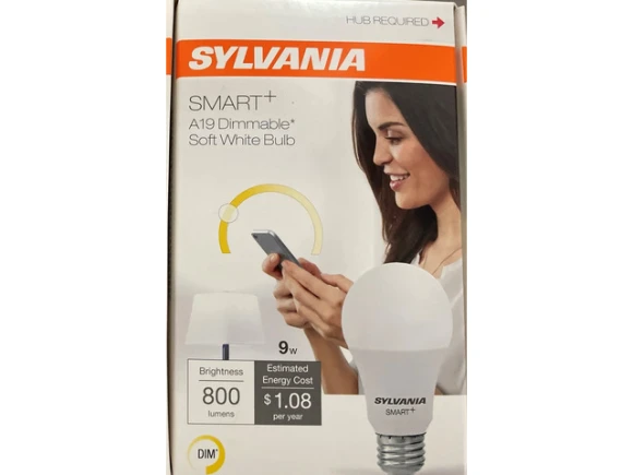 LED smart light bulb, A19, Soft White, 4 pack — Smart Light Bulb, Sylvania