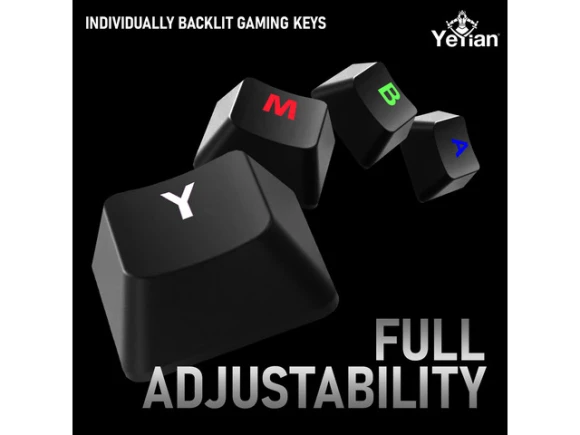 Mechanical Wireless Keyboard, 65% Layout, 68 Keys — Bluetooth Keyboard, YEYIAN