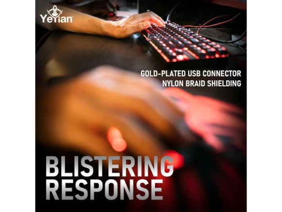 Mechanical Wireless Keyboard, 65% Layout, 68 Keys — Bluetooth Keyboard, YEYIAN