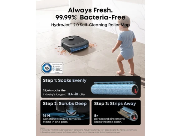 Robot Vacuum and Mop Combo — Robot Vacuum, eufy
