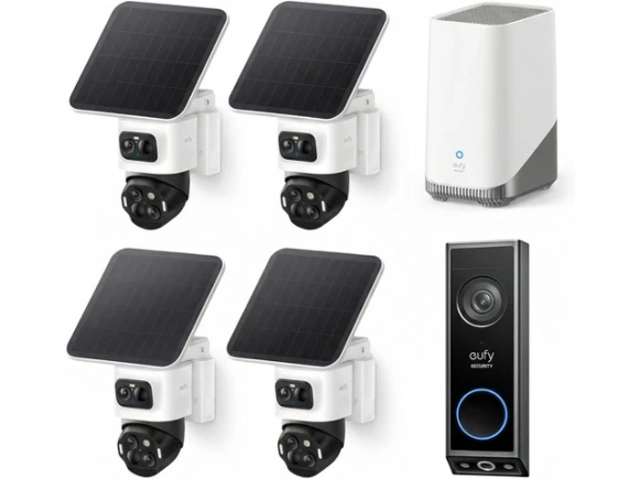 Security Camera Kit with Video Doorbell — Security Camera, eufy