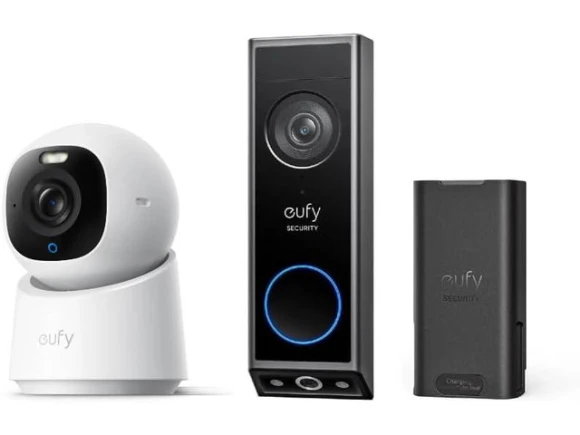 Smart Doorbell and Indoor Camera Bundle — Video Doorbell, eufy