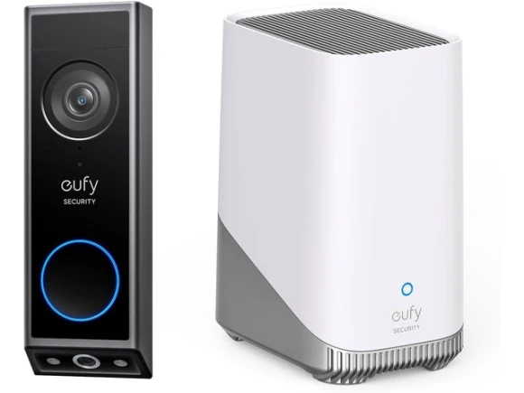 Smart doorbell with HomeBase S380 (HomeBase 3) — Video Doorbell, eufy