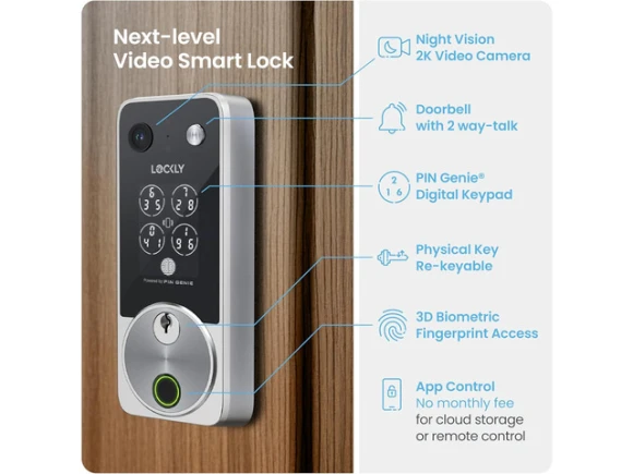 Smart Lock with Video Doorbell Camera — Smart Lock, Lockly