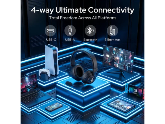 Wireless Gaming Headset — Wireless Earbuds, Redragon