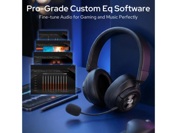 Wireless Gaming Headset — Wireless Earbuds, Redragon