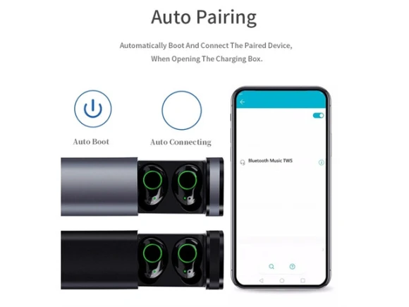 Bluetooth Headset — Wireless Earbuds, Glorine
