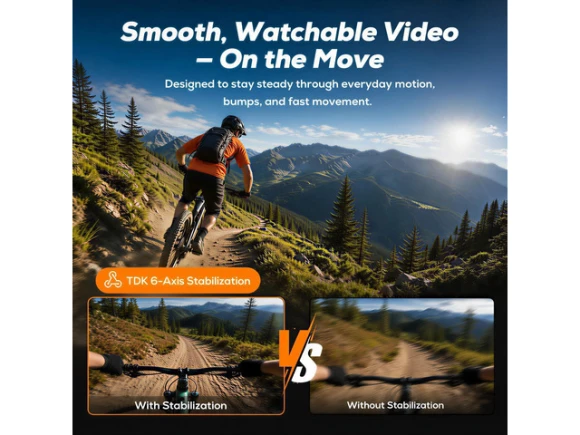 Bone Conduction Headphones with Camera — Wireless Earbuds, VibeLens