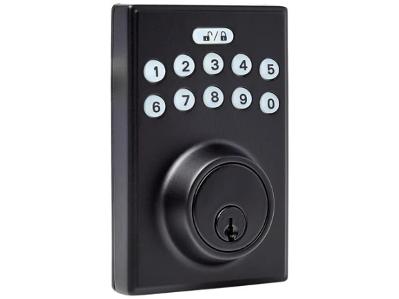 Electronic Keypad Deadbolt Door Lock — Smart Lock, Amazon Basics