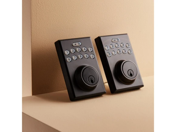 Electronic Keypad Deadbolt Door Lock — Smart Lock, Amazon Basics