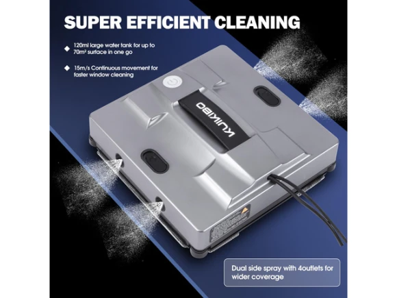 Gray Window Cleaning Robot — Window Cleaning Robot, KUIKIBO