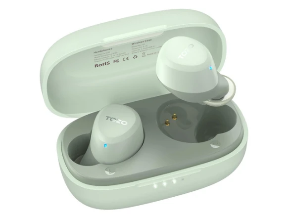 Green Mini Wireless Earbud — Wireless Earbuds, TOZO